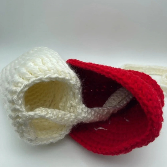 Vintage-style Cottagecore Crochet Mushroom Purse - Picture 5 of 8